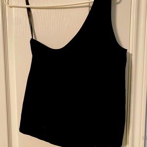 White House Black Market One Shoulder Top Size 10